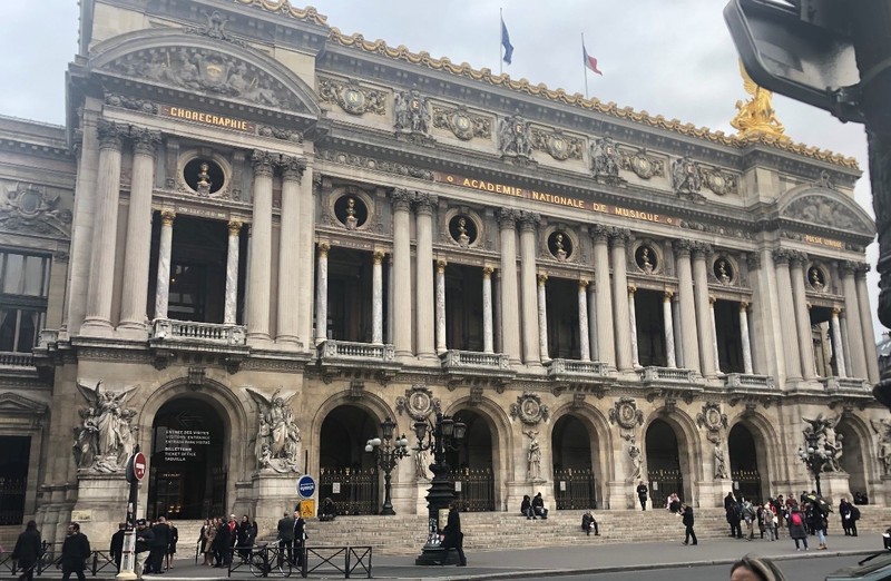 Photograph of The Palais Garnier. Paris – Les Grands Boulevards