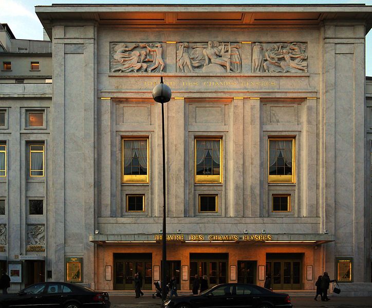 Théatre des Champs Elysées, Paris, France